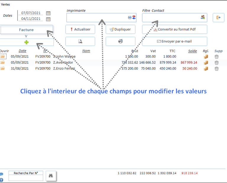 Gestion documents