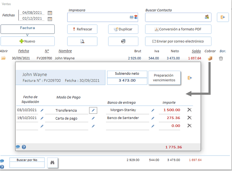 Invoice payment