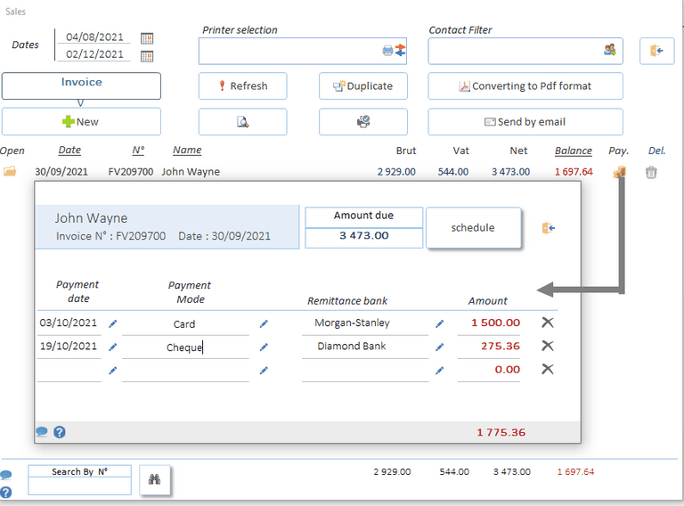 payment registration